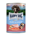 Lata HAPPY DOG Sensible Puppy y Junior (Salmón)